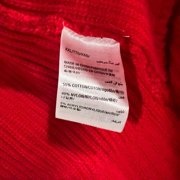 NWOT Charter Club Core Fashion Women's Cardigan Red ice XXL Plus MSRP $79 - Picture 4 of 7